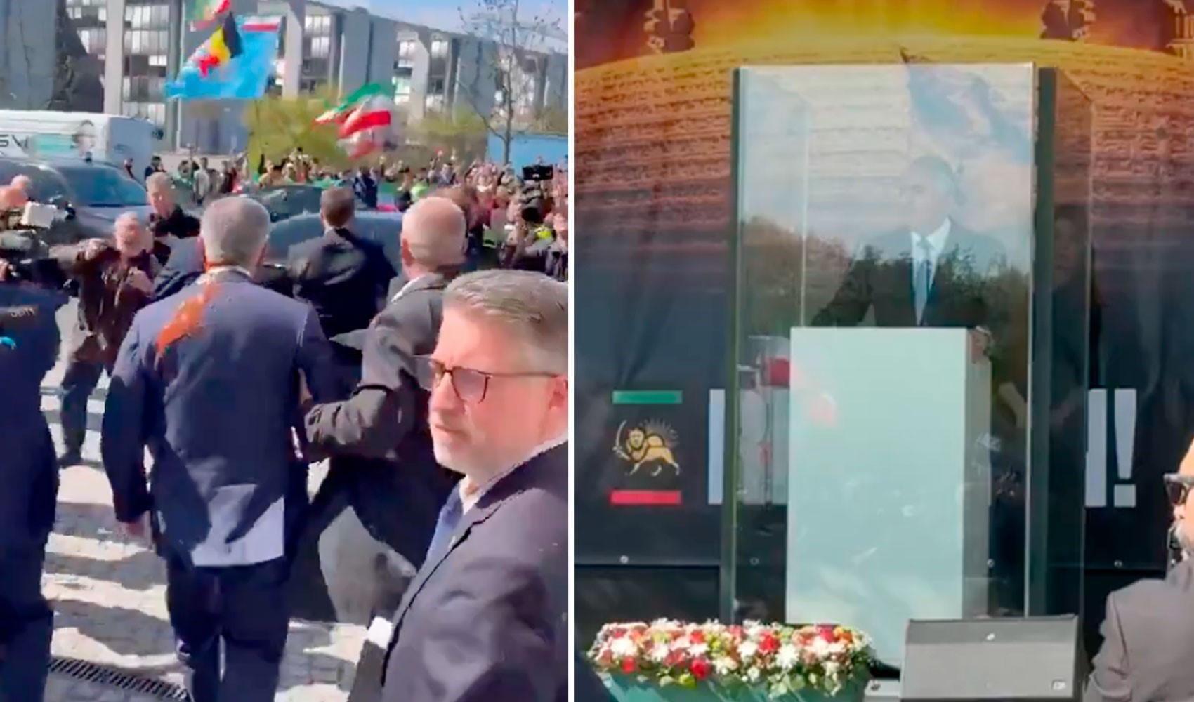 Pehlevi sahneye kurşun geçirmez camla çıktı