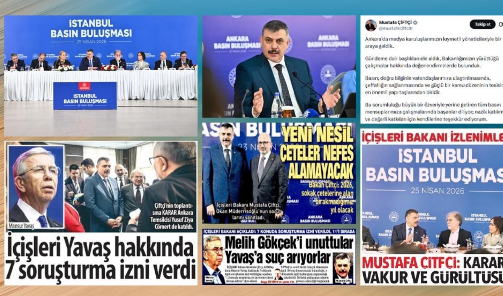 Gazeteciler, İçişleri’nde dekor olmuş