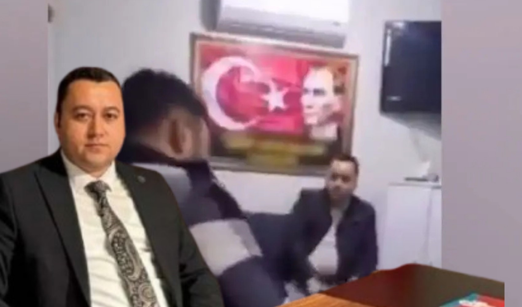 MHP'li ilçe başkanının tehdit görüntüleri ortaya çıktı
