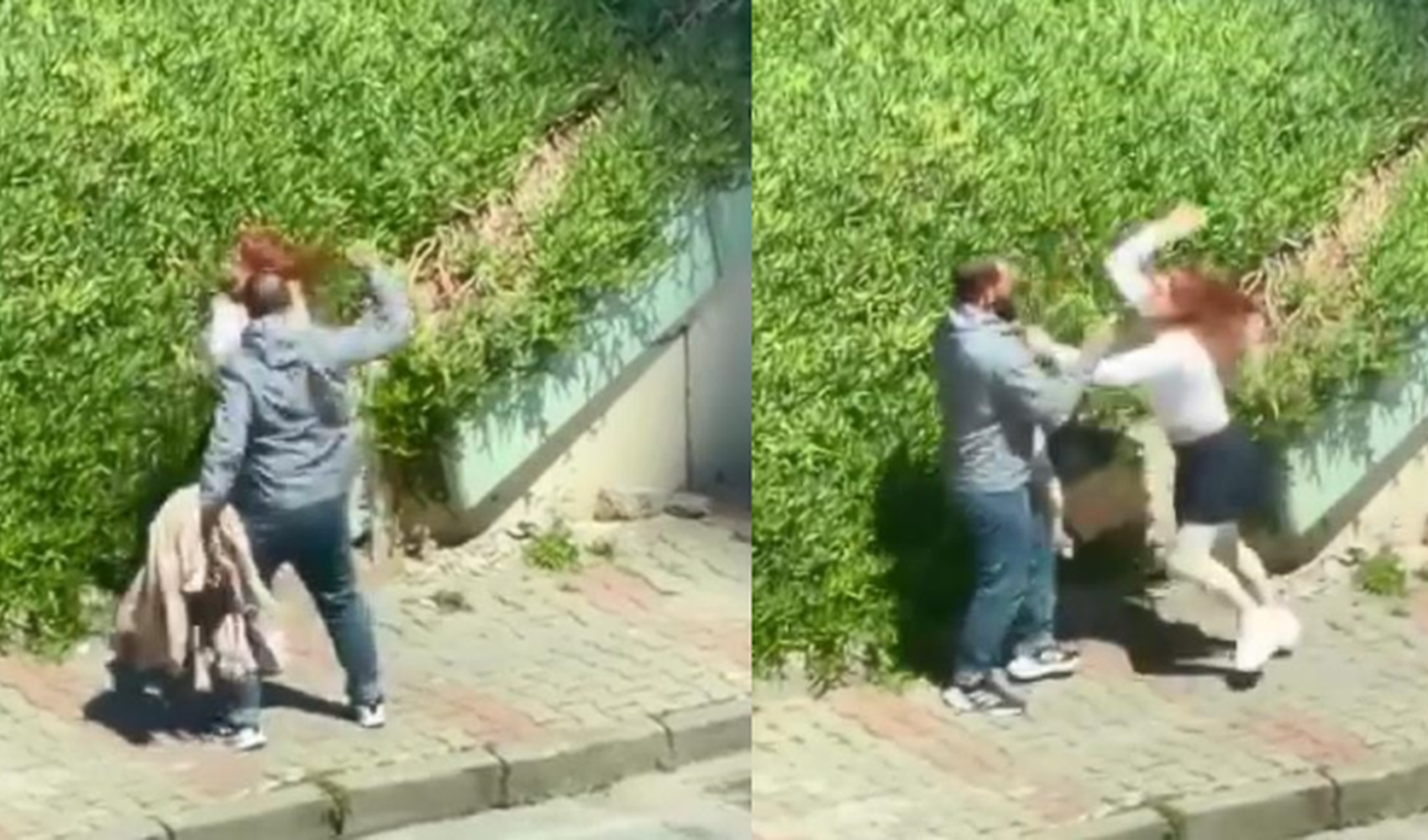 Sokakta tartıştığı kadını darp etti, etrafındakilere de saldırdı