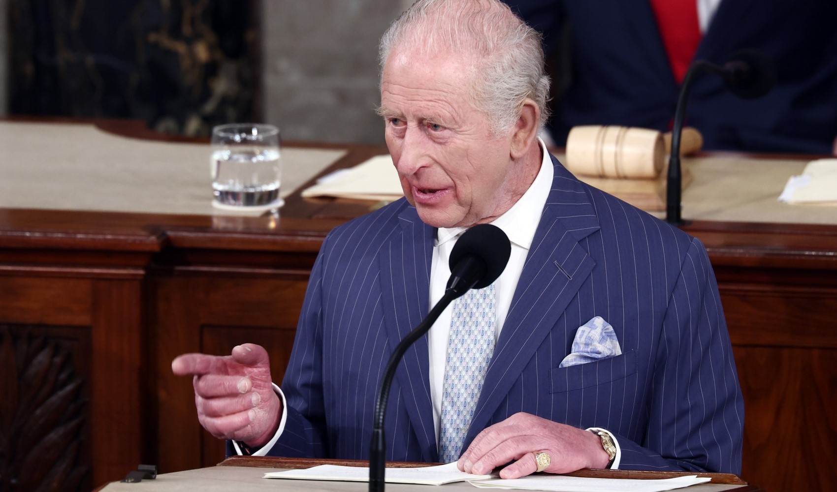 İngiltere Kralı III. Charles ABD Kongresi'ne hitap eden ilk İngiltere Kralı oldu