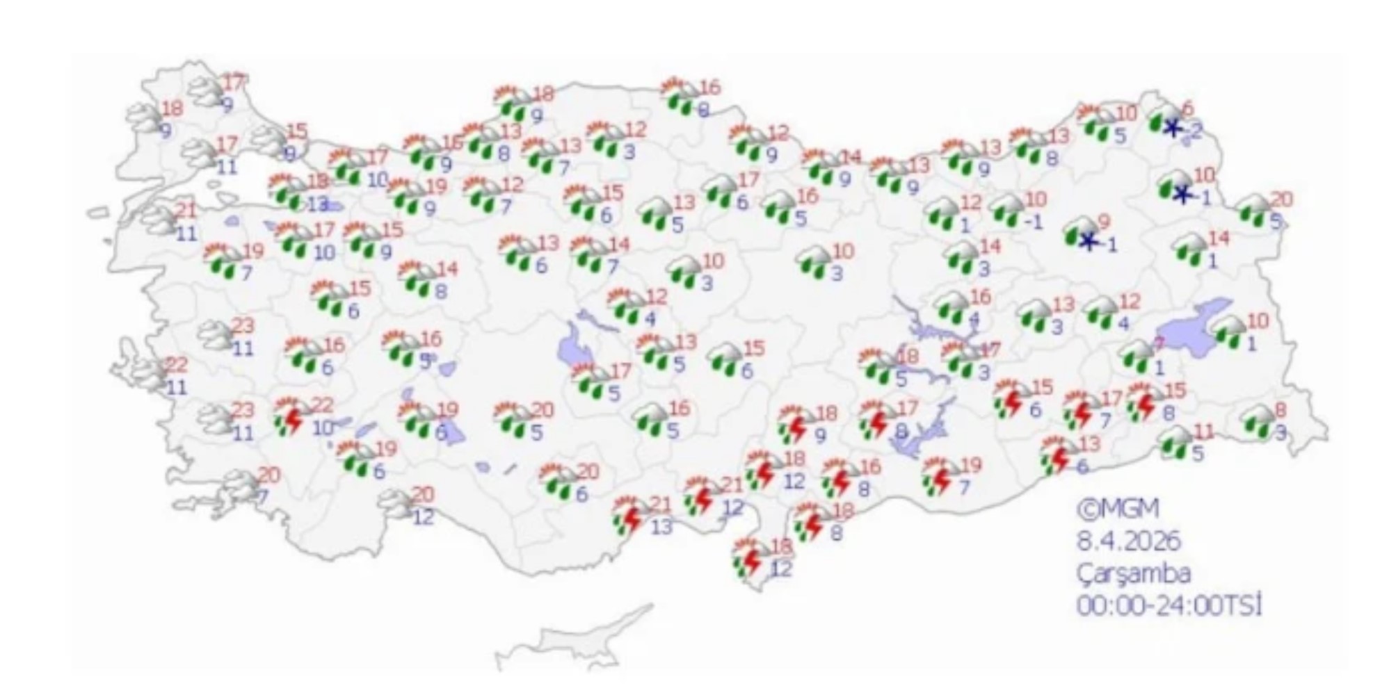 Yurdun büyük bölümünde yağışlı hava etkili olacak: 5 günlük hava tahmini