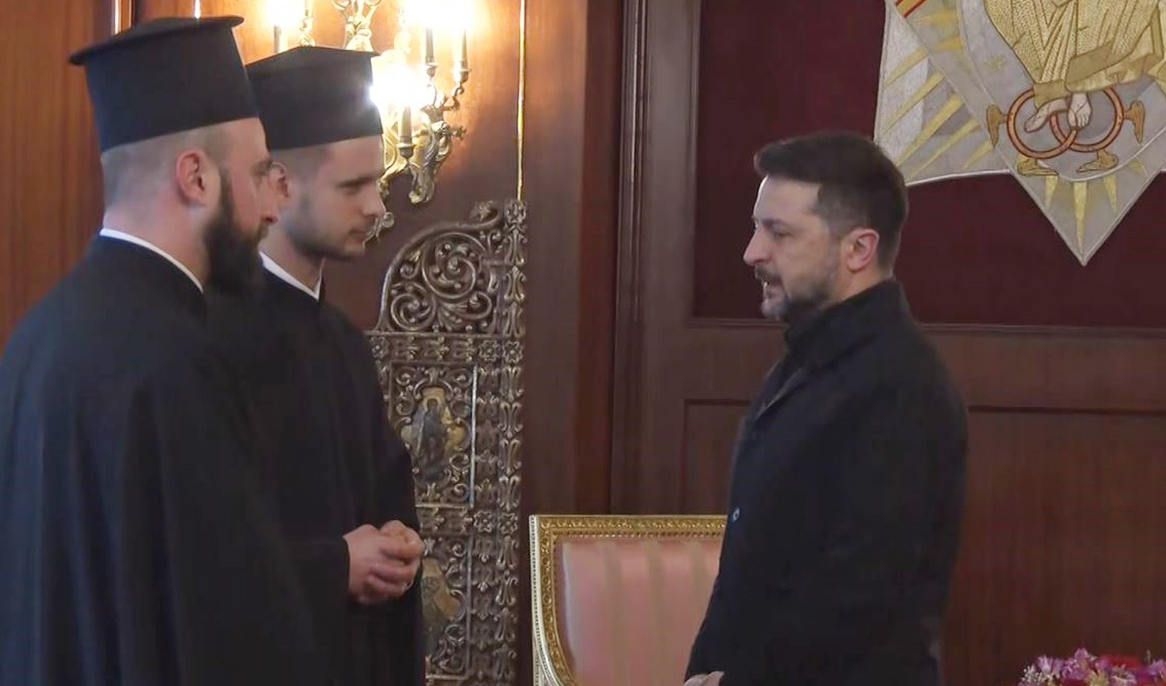 Ukrayna Devlet Başkanı Zelenskiy'den Rum Patrikhanesi'ne ziyaret