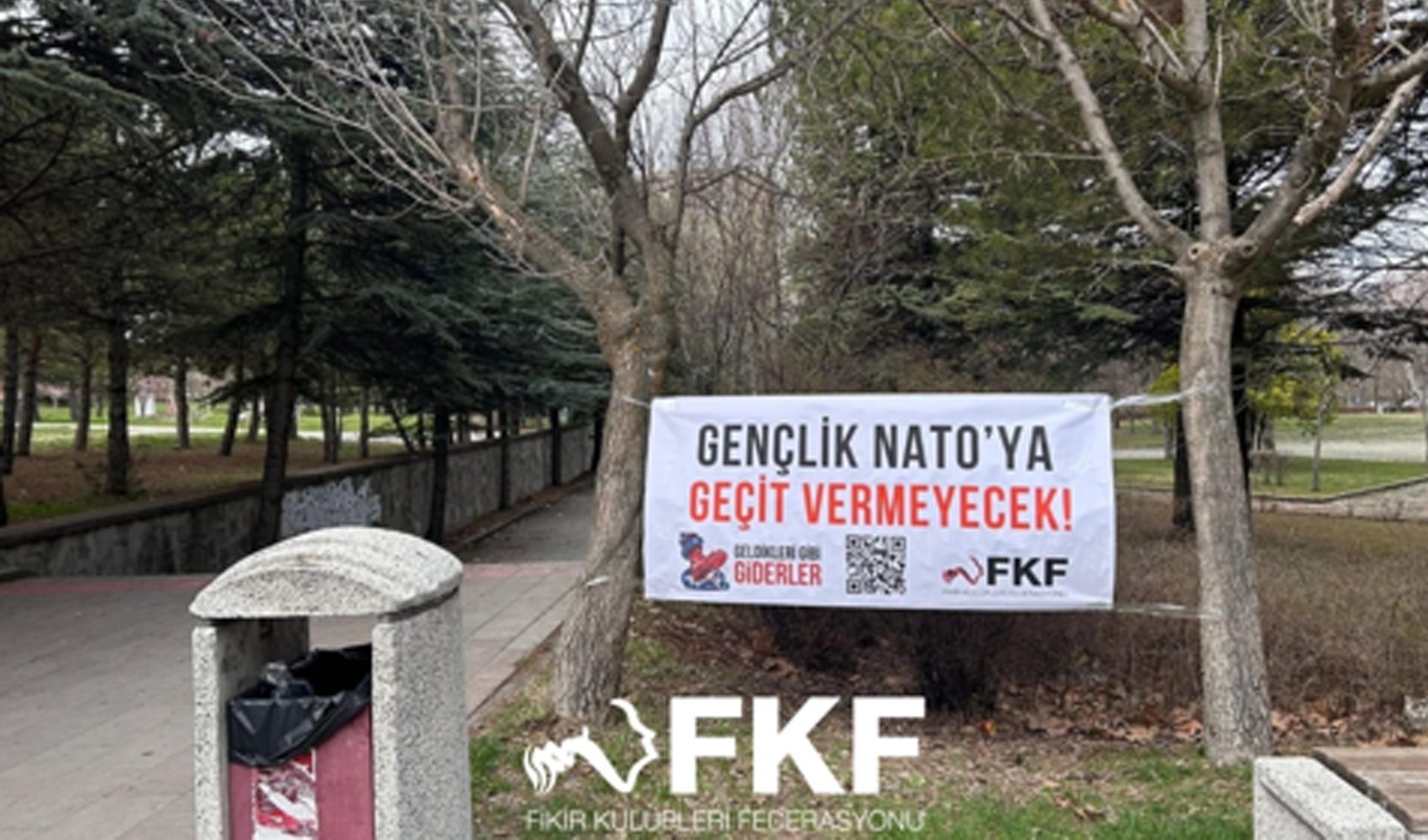 FKF ve Devrim Partisi NATO'nun kuruluş yıldönümünde alanlarda