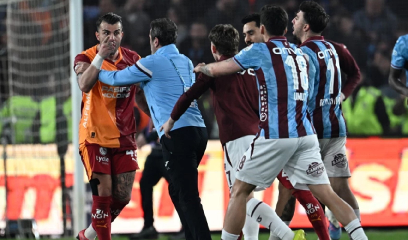 Trabzonspor, Galatasaray maçı ardından kavga çıktı
