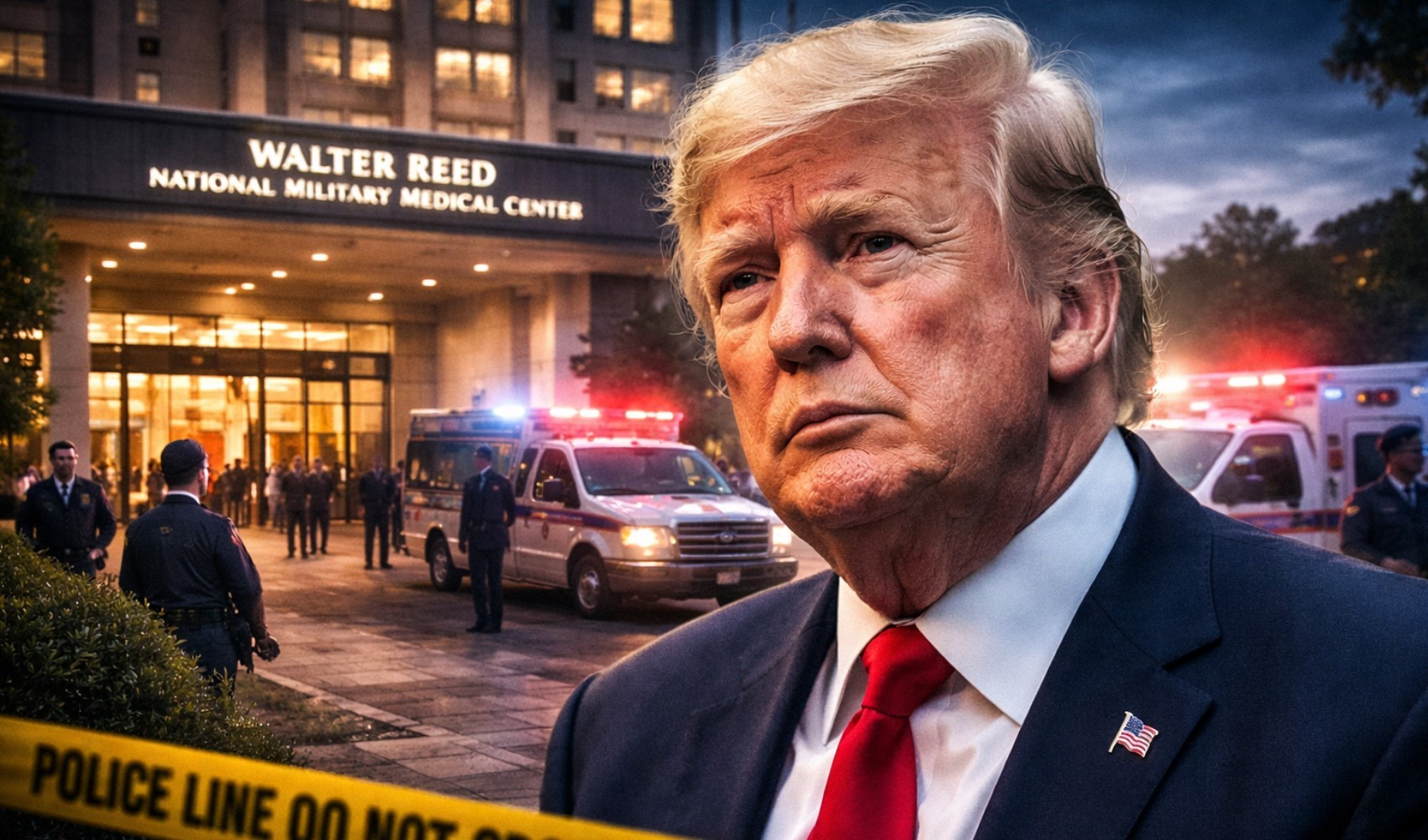 ABD basınından şok iddia... Trump hastaneye kaldırıldı