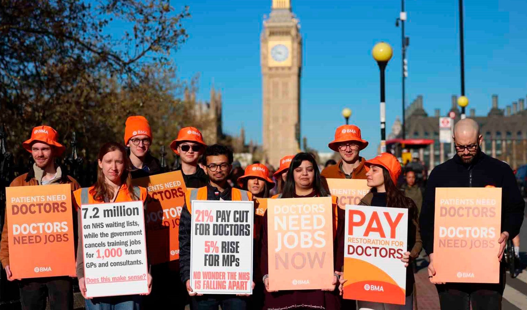 İngiltere’de doktorlardan 6 günlük iş bırakma eylemi