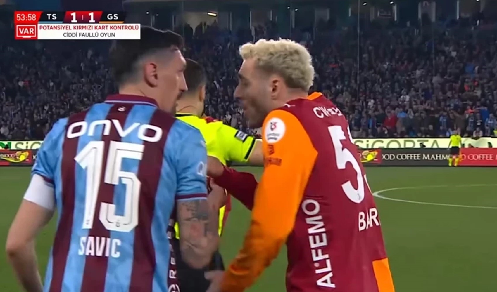 Trabzonspor - Galatasaray maçının VAR kayıtları yayınlandı