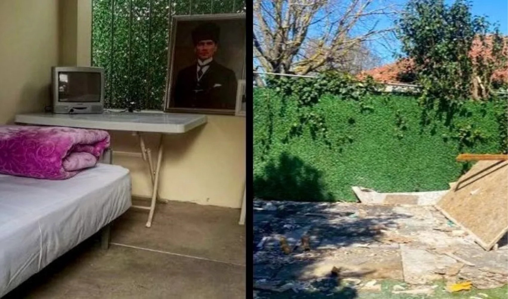 İmamoğlu'nun cezaevi koşullarını temsilen yapılan hücre yıkıldı