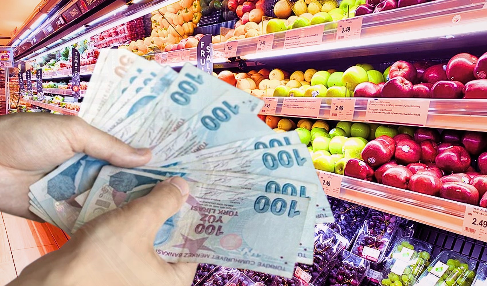 Tarladan rafa şok fark: 7 TL'ye aldı 200 TL'ye sattı