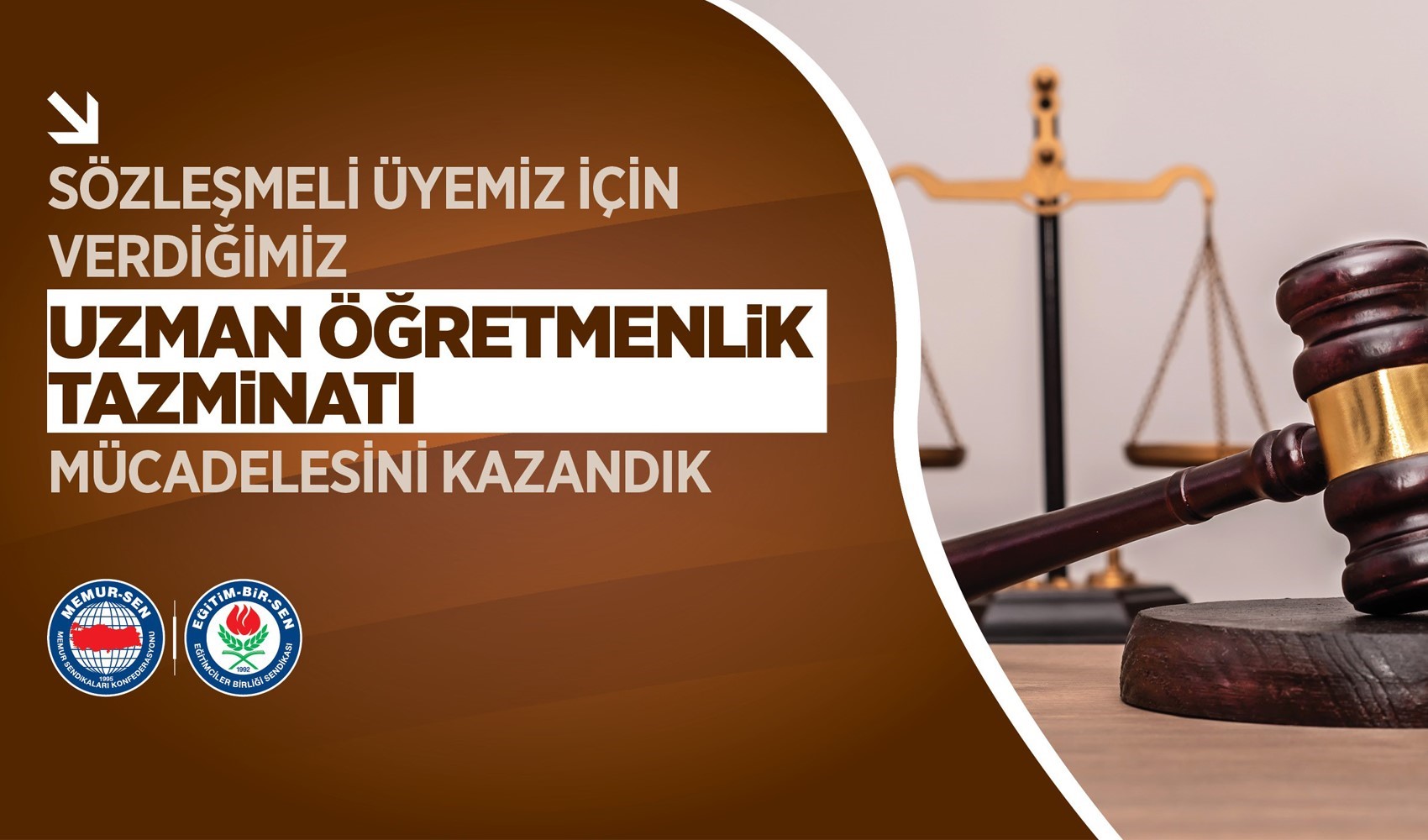 Eğitim-Bir-Sen'in açtığı davada sözleşmeli öğretmenler için emsal karar