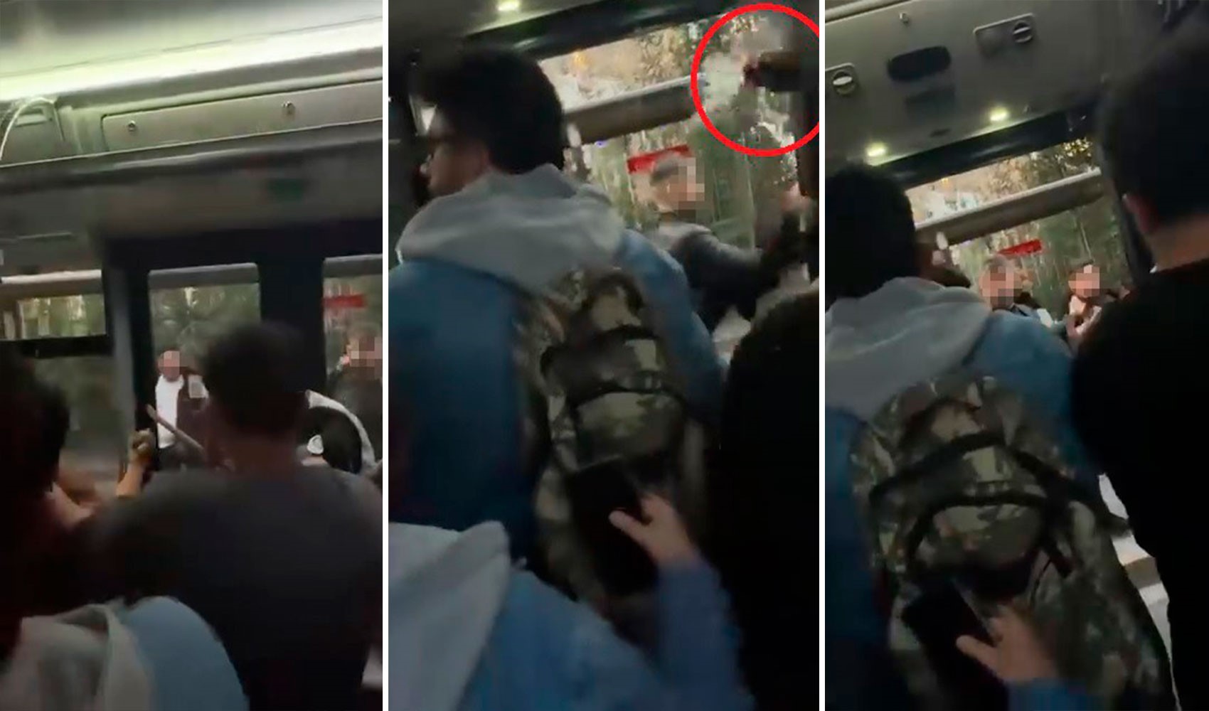 Alkollü yolcu ortalığı birbirine kattı, otobüsün içi savaş alanına döndü