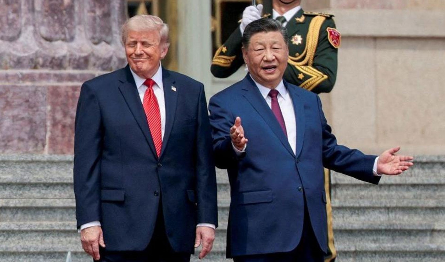 Çin Devlet Başkanı Xi, ABD Başkanı Trump’ı böyle karşıladı