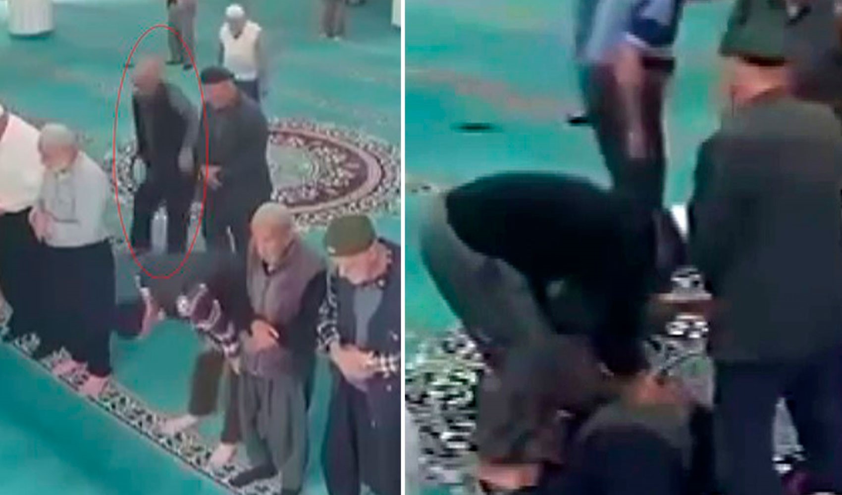 Namaz kılarken kalp krizi geçirdi, imam hayatını kurtardı