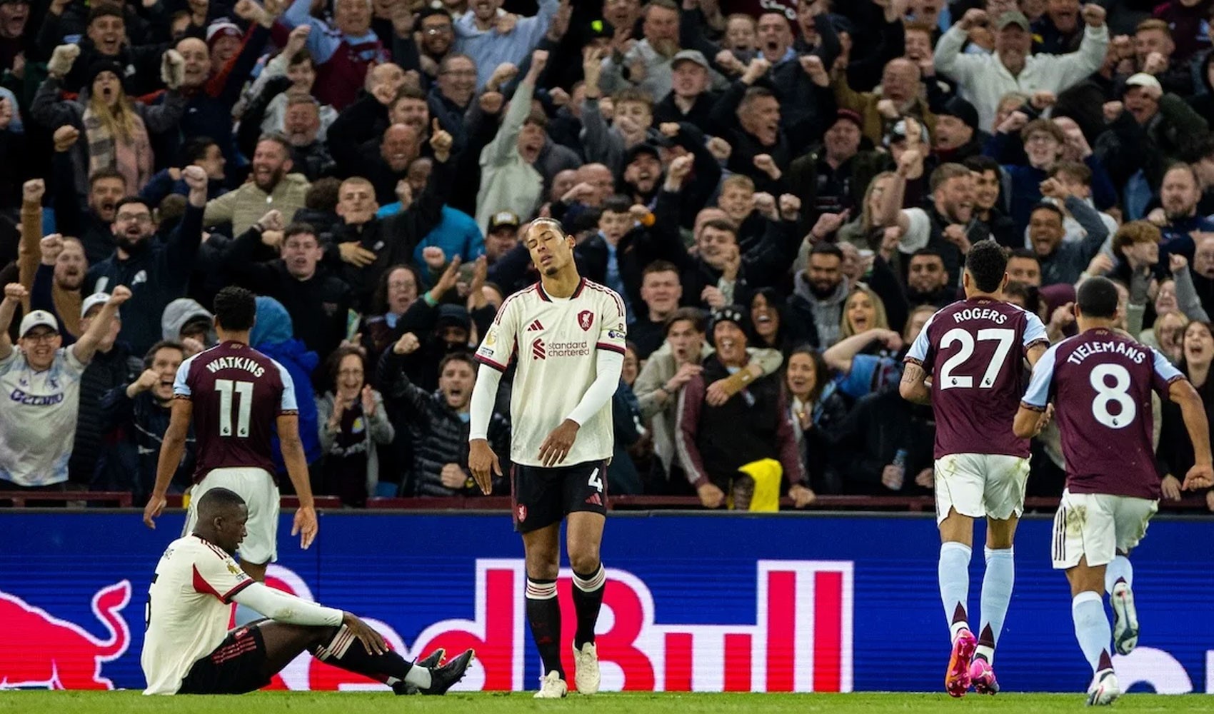 Aston Villa'dan Liverpool'a gol yağmuru