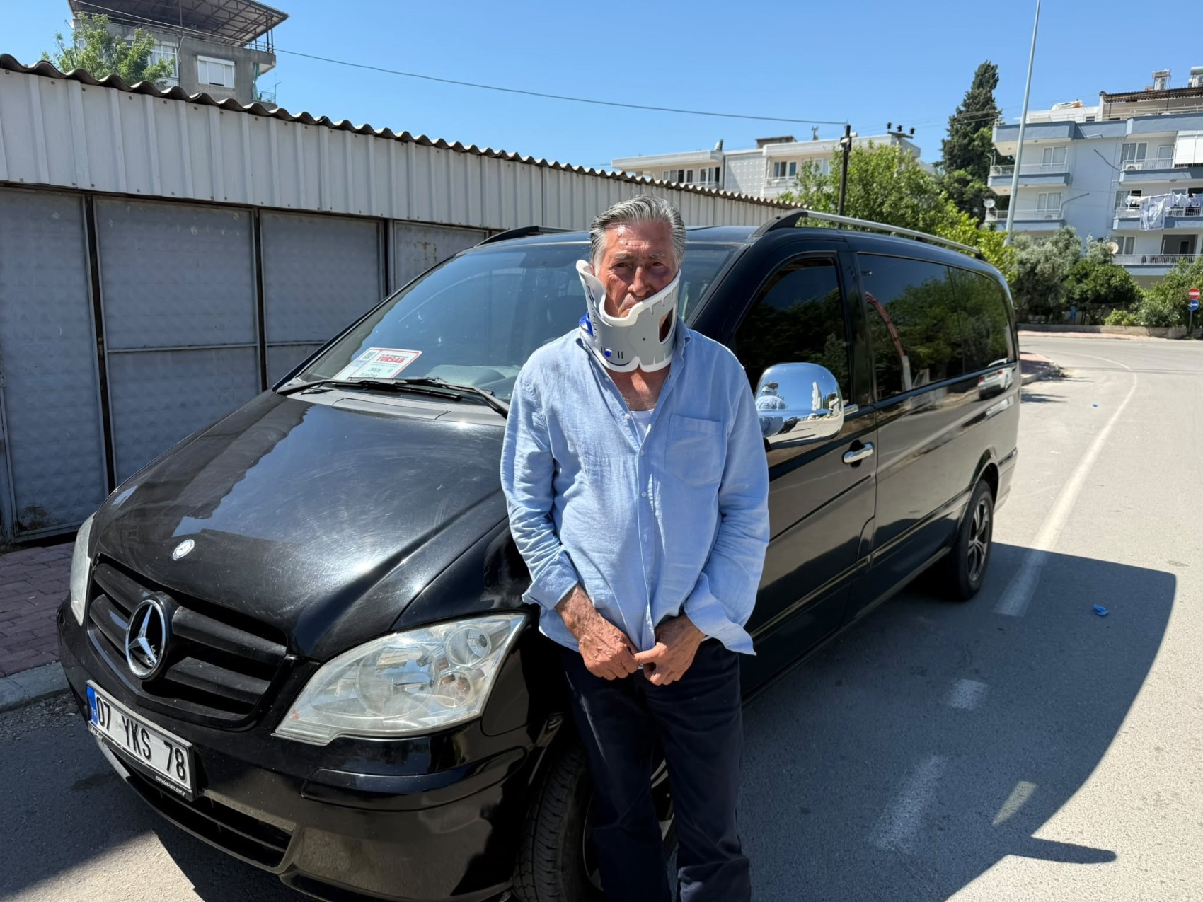 VIP transfer hizmeti verdiği Litvanyalı boksör tarafından hastanelik edildi