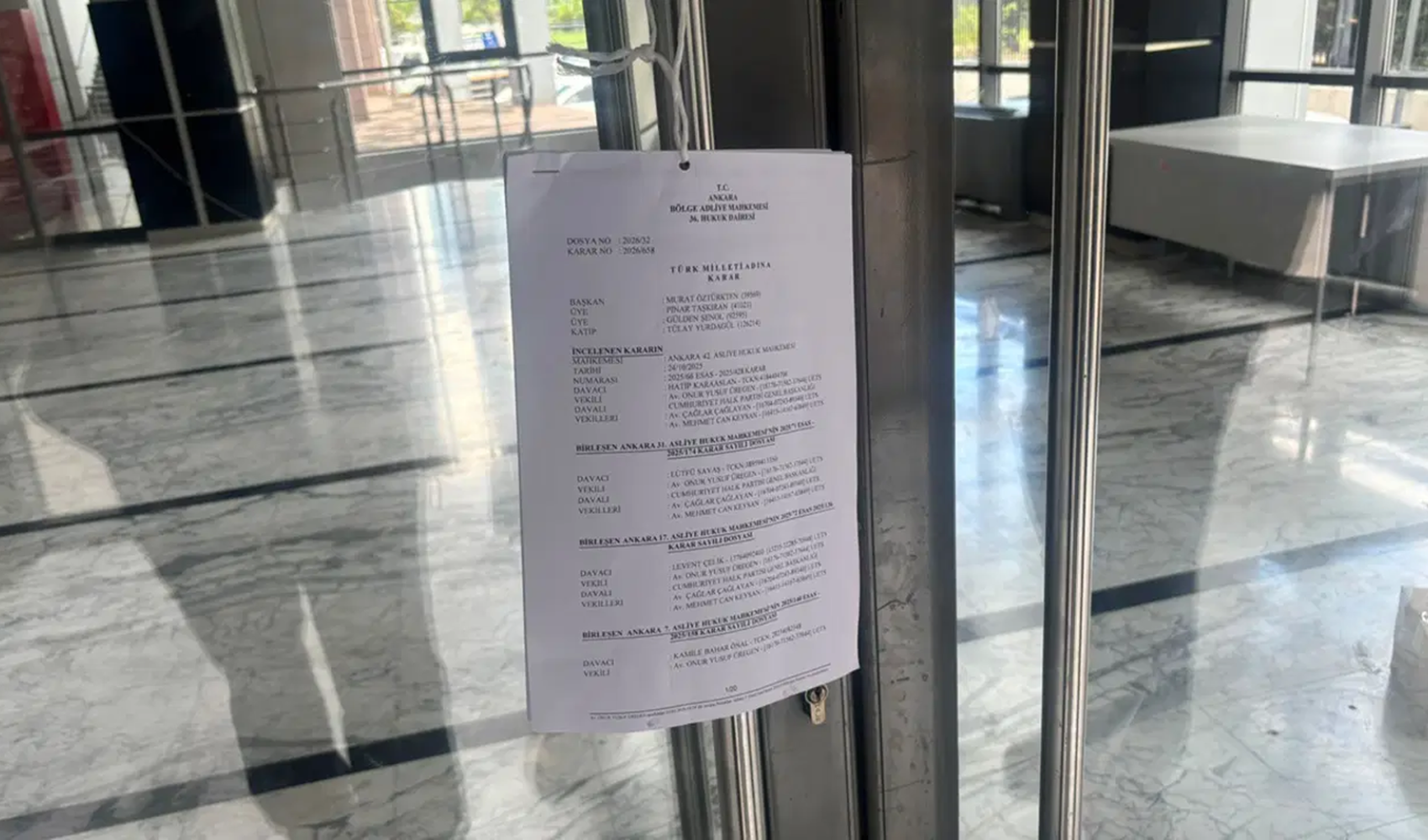 CHP Genel Merkezi'ne mutlak butlan kararı asıldı