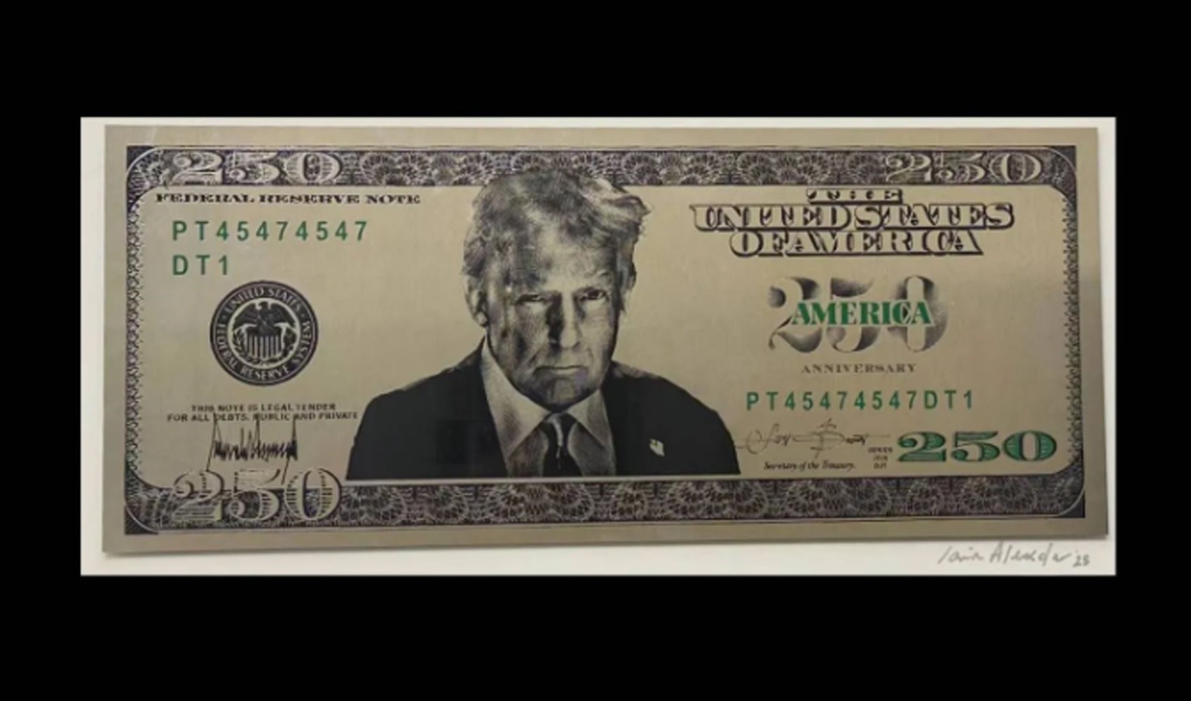 ABD'de Trump'ın resminin yer alacağı banknotlar için taslaklar sunuldu iddiası