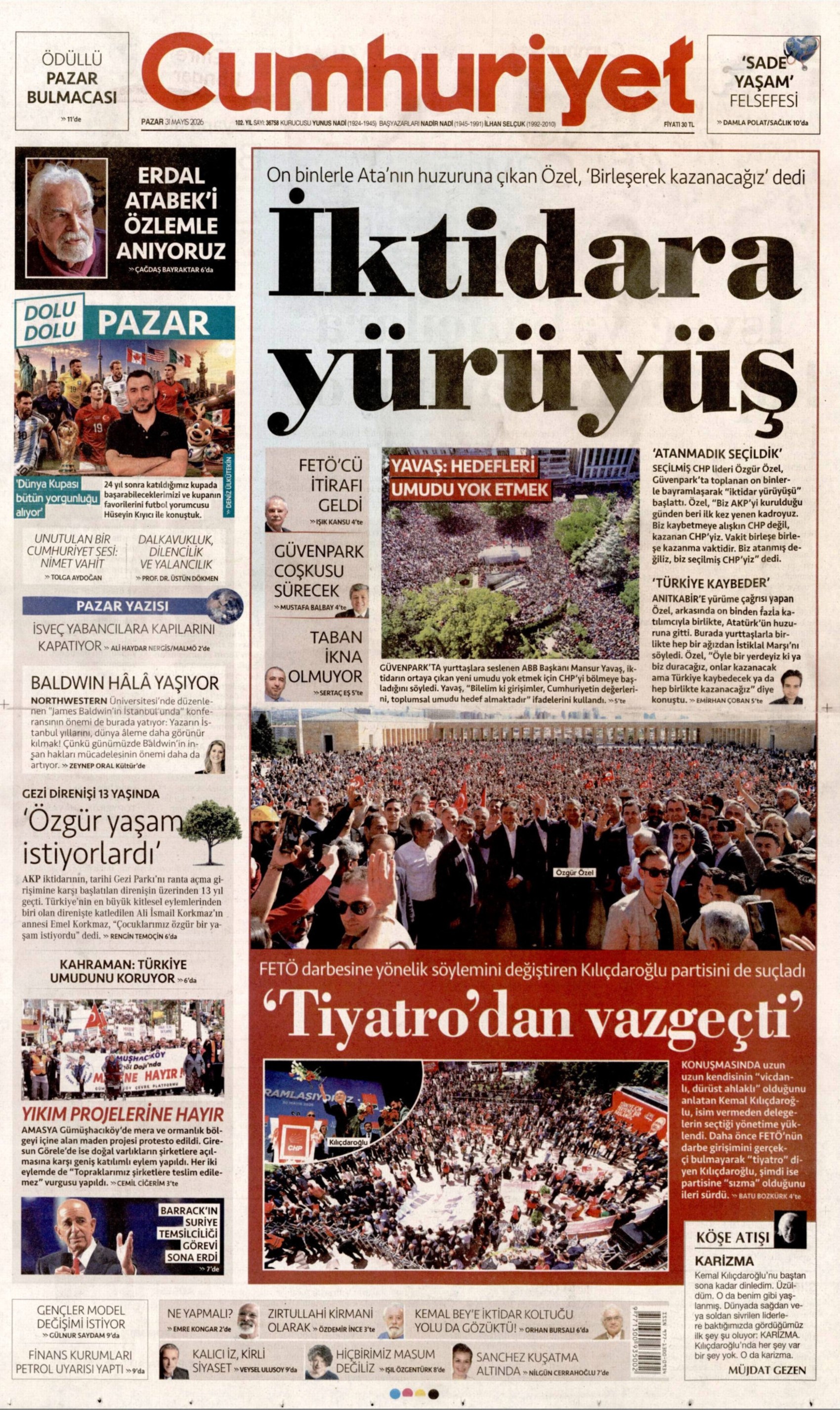 Gazeteler, CHP'nin 2 ayrı mitingini nasıl gördü? Yandaş medyadan daha önce görülmemiş Kılıçdaroğlu manşetleri