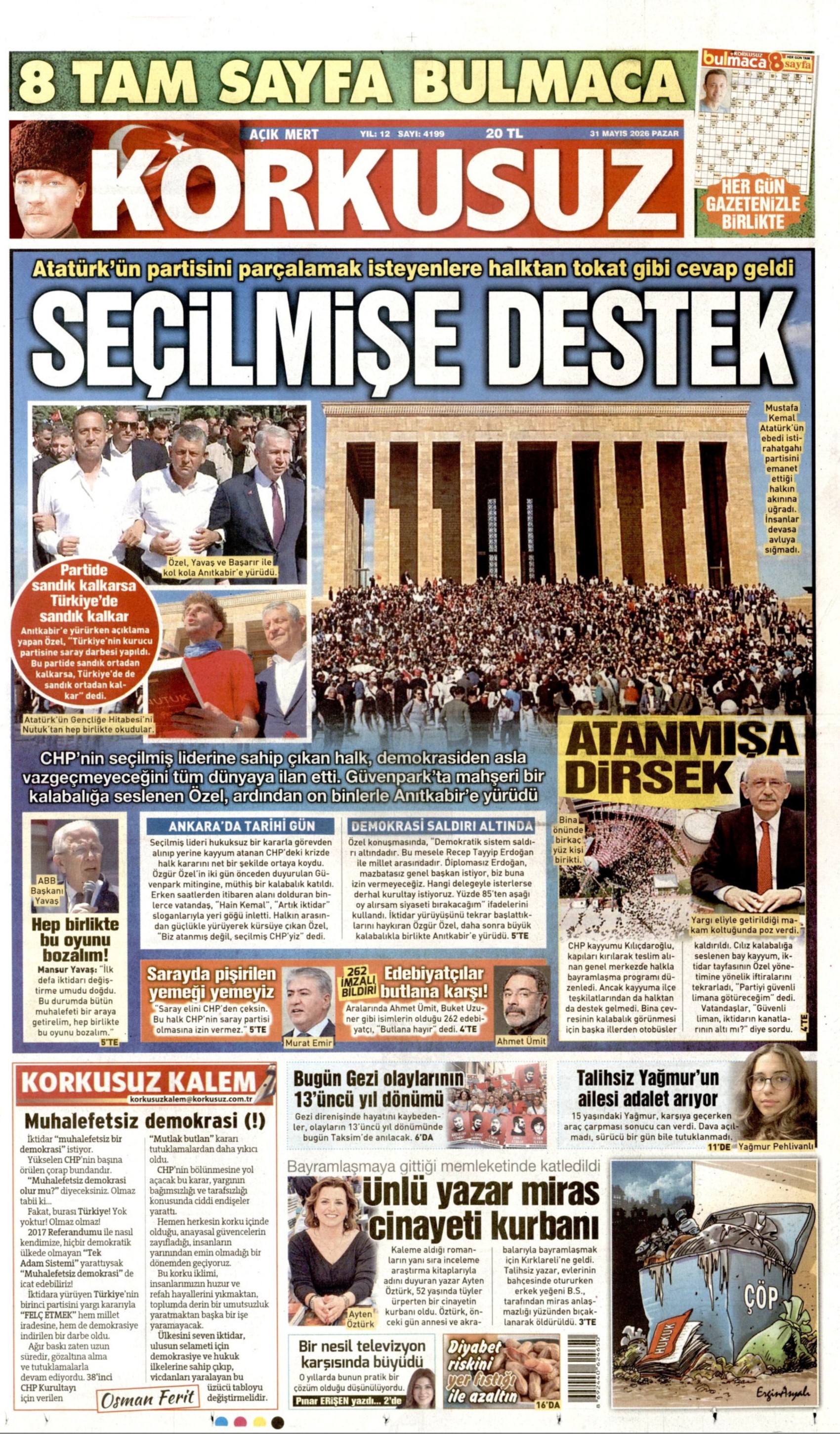 Gazeteler, CHP'nin 2 ayrı mitingini nasıl gördü? Yandaş medyadan daha önce görülmemiş Kılıçdaroğlu manşetleri