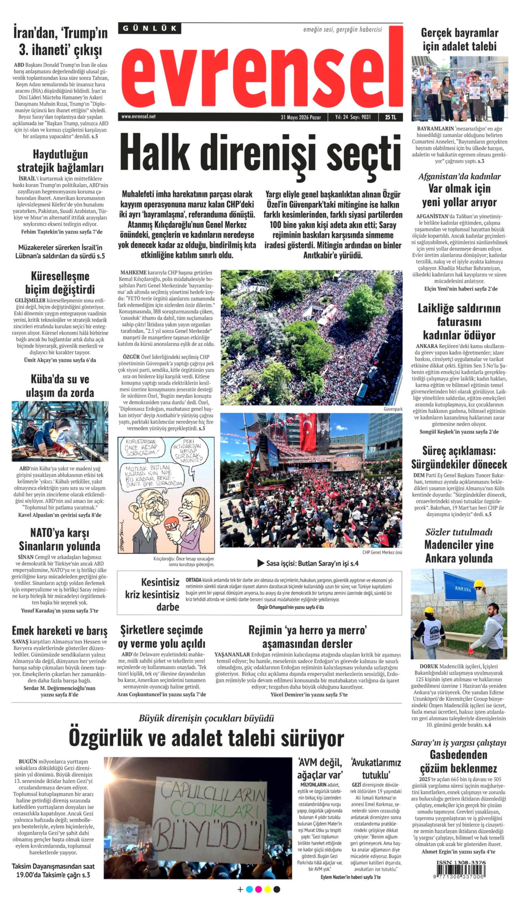 Gazeteler, CHP'nin 2 ayrı mitingini nasıl gördü? Yandaş medyadan daha önce görülmemiş Kılıçdaroğlu manşetleri