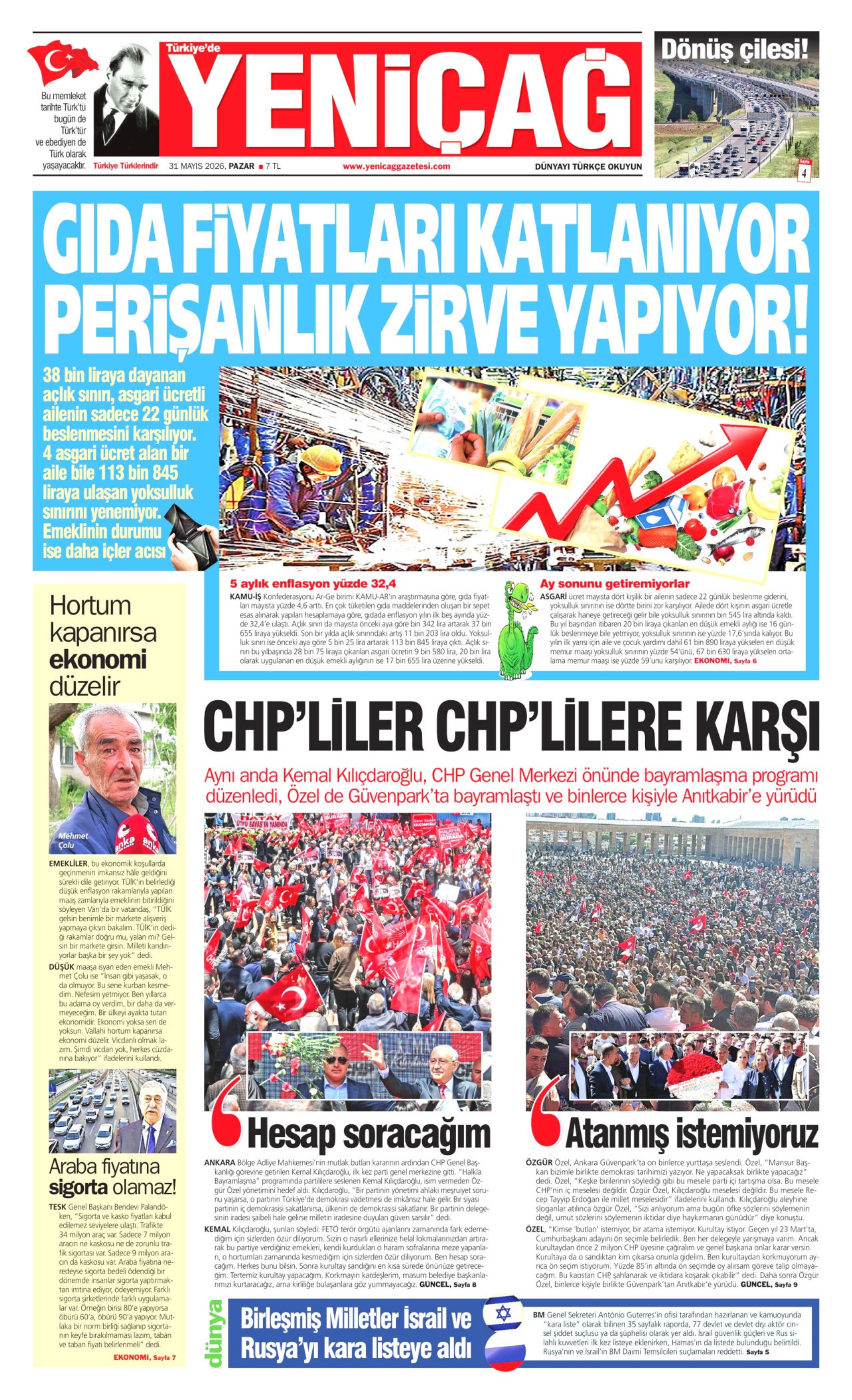 Gazeteler, CHP'nin 2 ayrı mitingini nasıl gördü? Yandaş medyadan daha önce görülmemiş Kılıçdaroğlu manşetleri