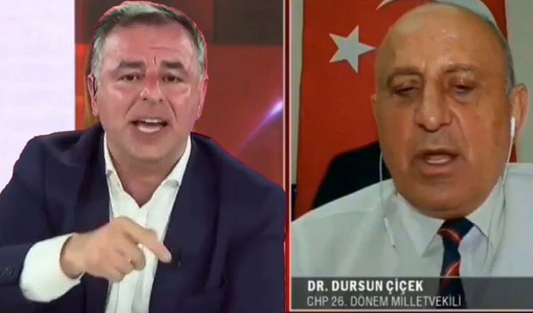 Barış Yarkadaş ile Dursun Çiçek canlı yayında birbirine girdi! 'Bölücü oldun, FETÖ'cülerin yaptığı gibi...'
