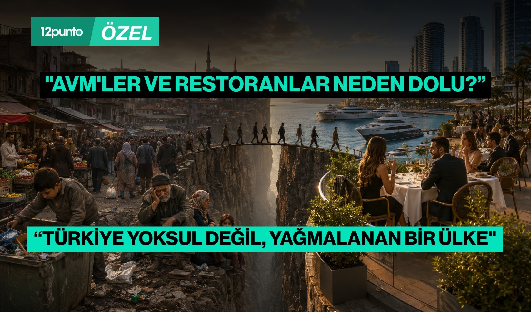 Orta sınıf yok edildi, sokaktaki refah bir illüzyon