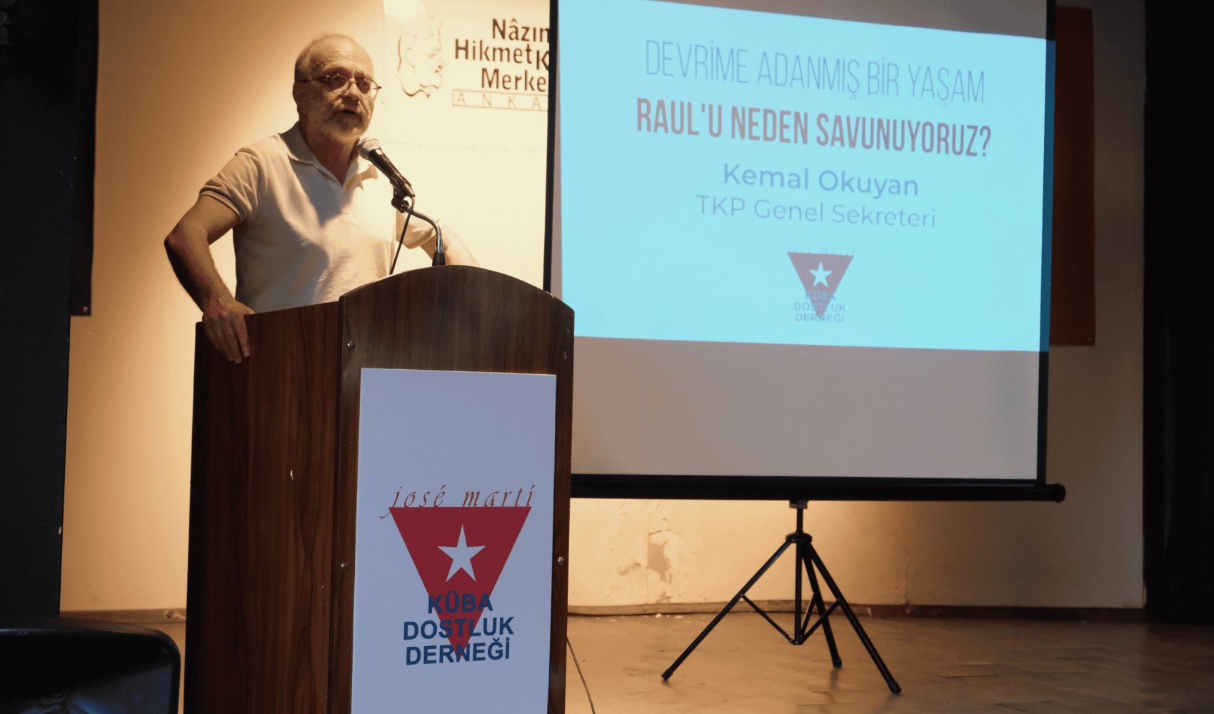 Küba dostları Ankara'dan seslendi