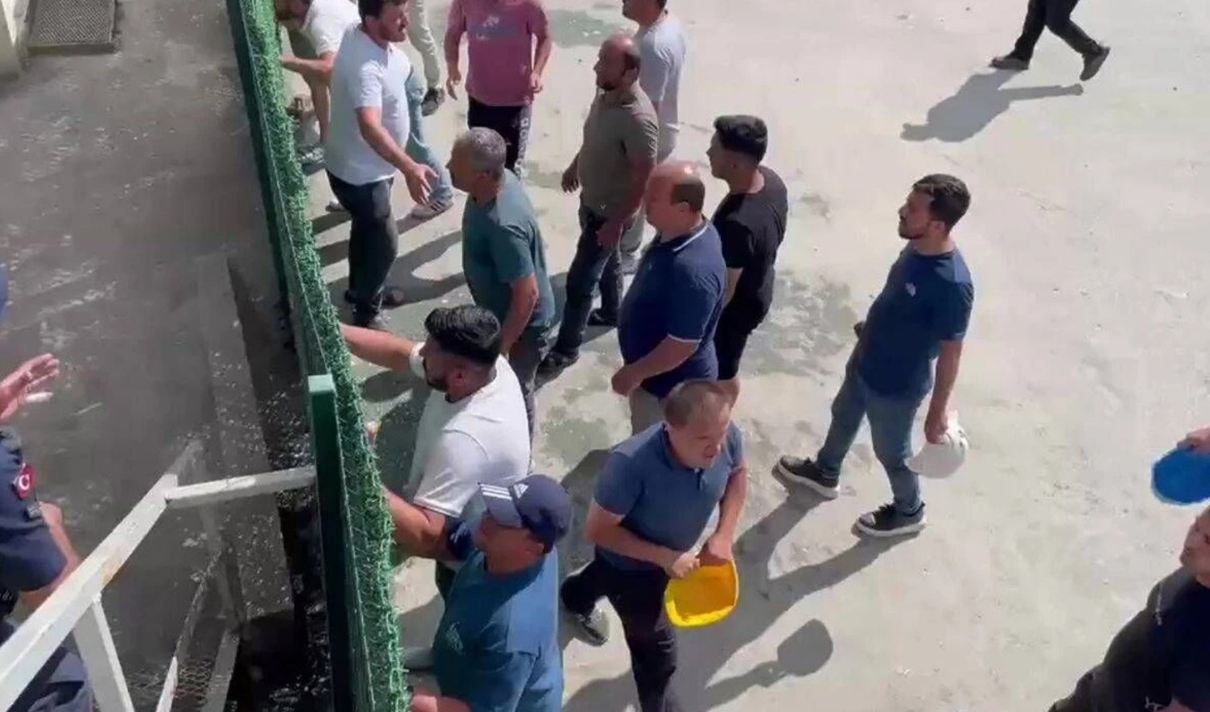 Maden işçilerinin eyleminde tansiyon yükseldi