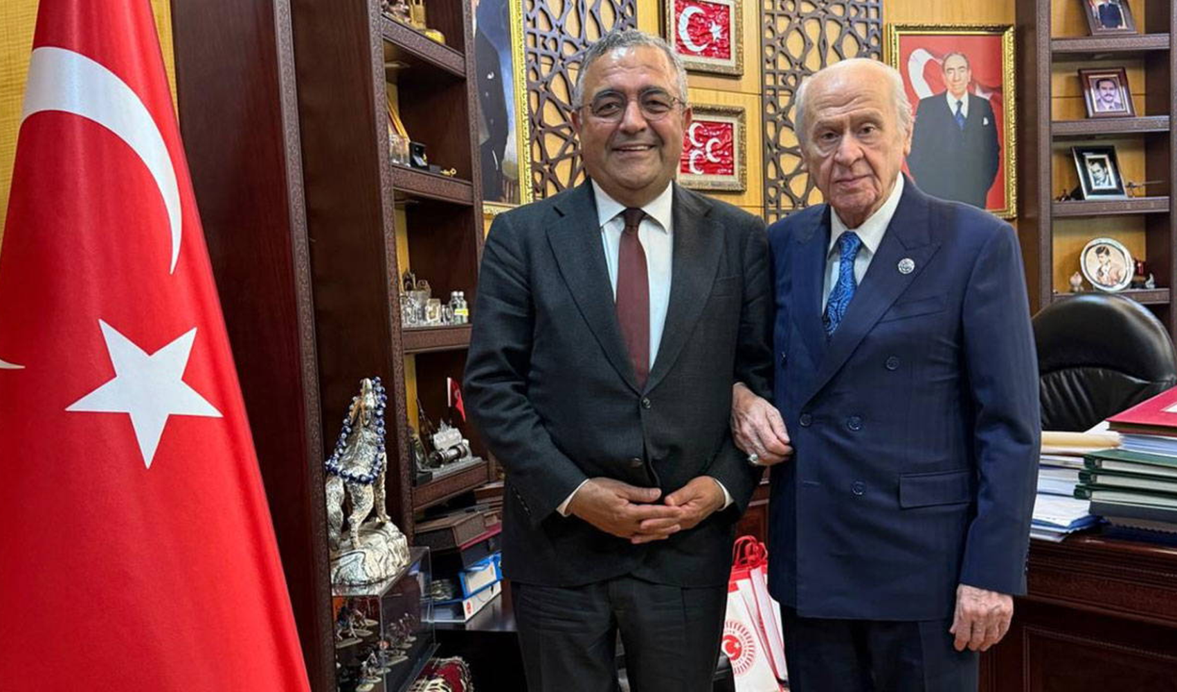 Sezgin Tanrıkulu, Devlet Bahçeli ile görüştü