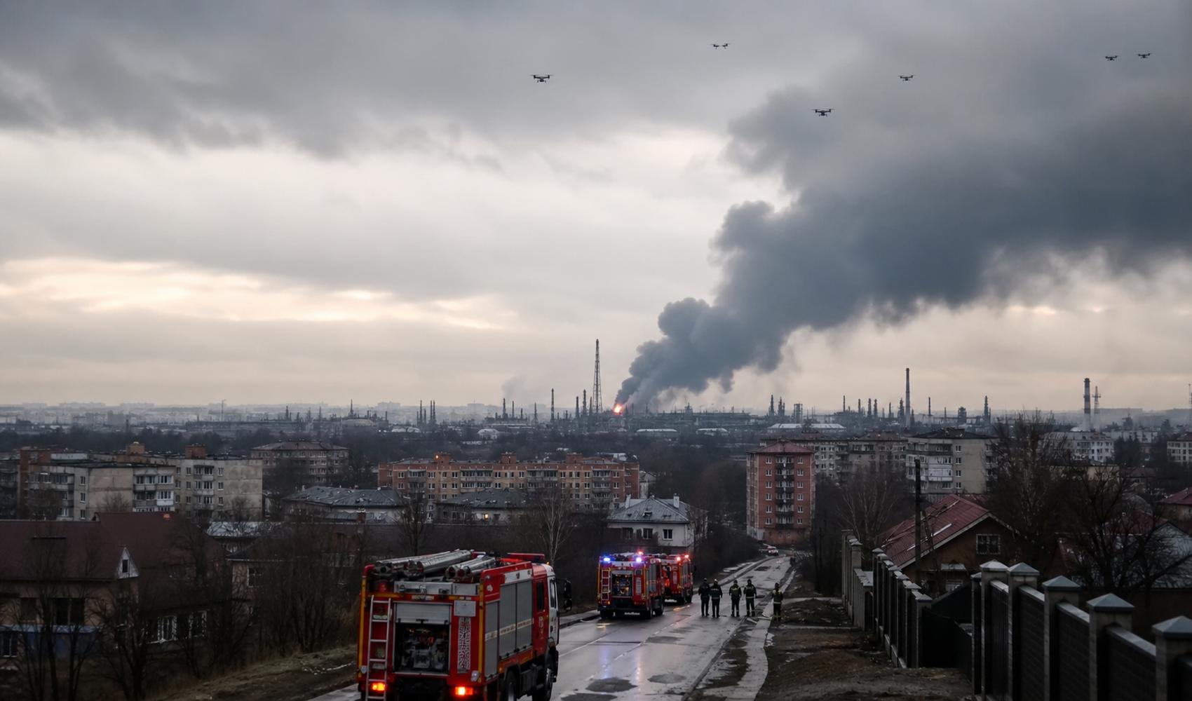Ukrayna’dan Moskova’ya savaşın en büyük İHA saldırısı: Rafineri vuruldu, havalimanları kapandı