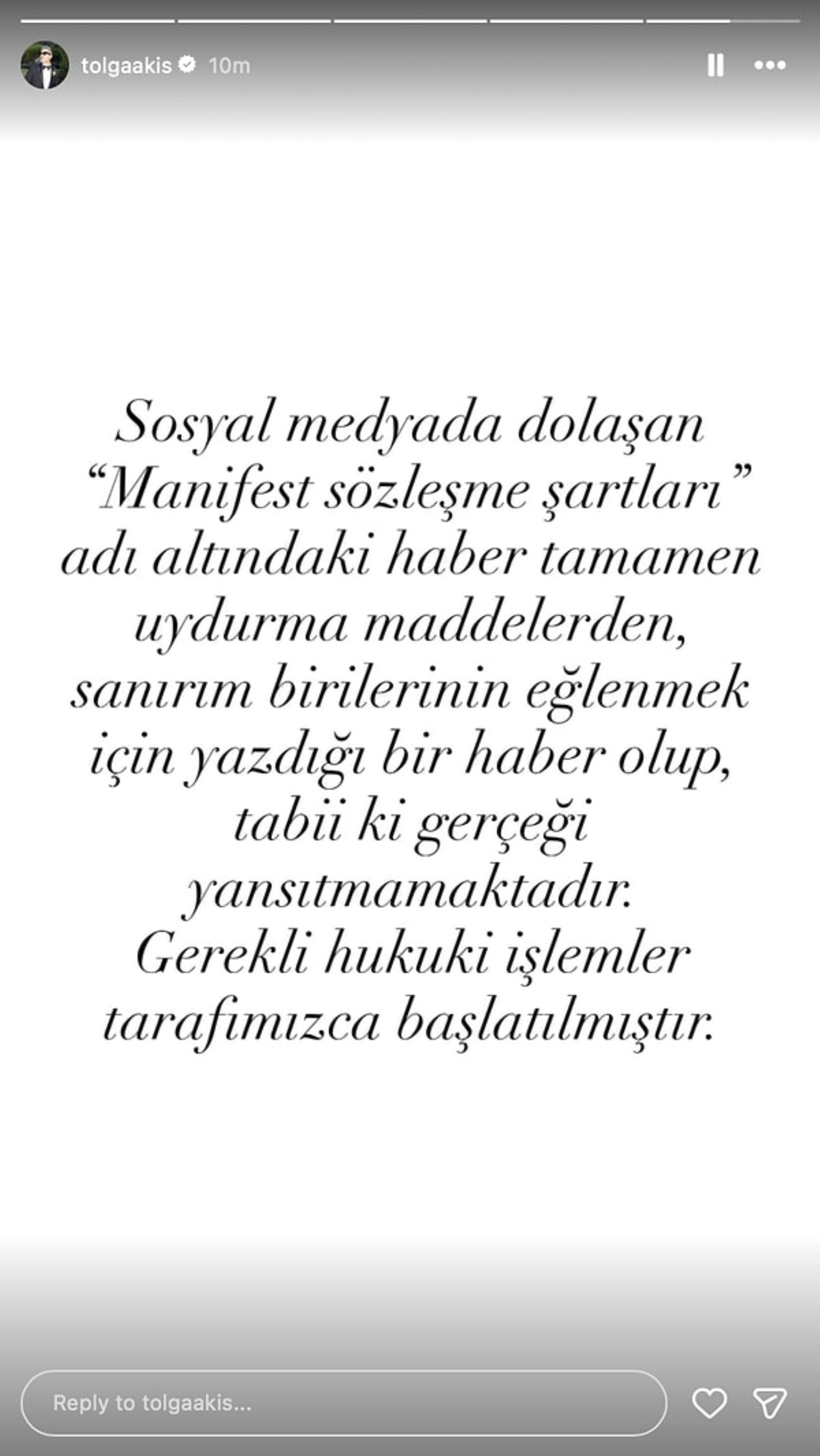 Maddeler çok tartışılmıştı: Manifest ve Tolga Akış'tan 'sözleşme şartları' iddiasına açıklama