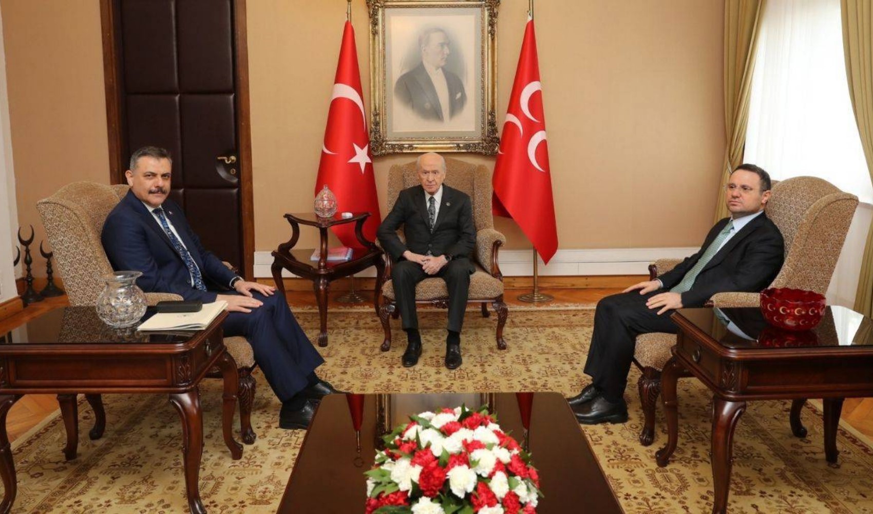 Akın Gürlek ve Mustafa Çiftçi'den Devlet Bahçeli'ye ziyaret: 'Ankara'da kritik kabul'