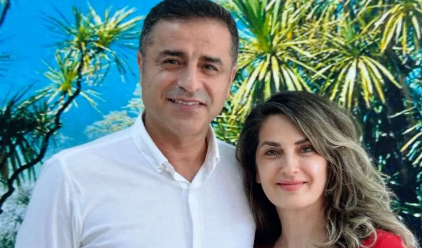 Başak Demirtaş, Selahattin Demirtaş ile çektirdiği fotoğrafı paylaştı