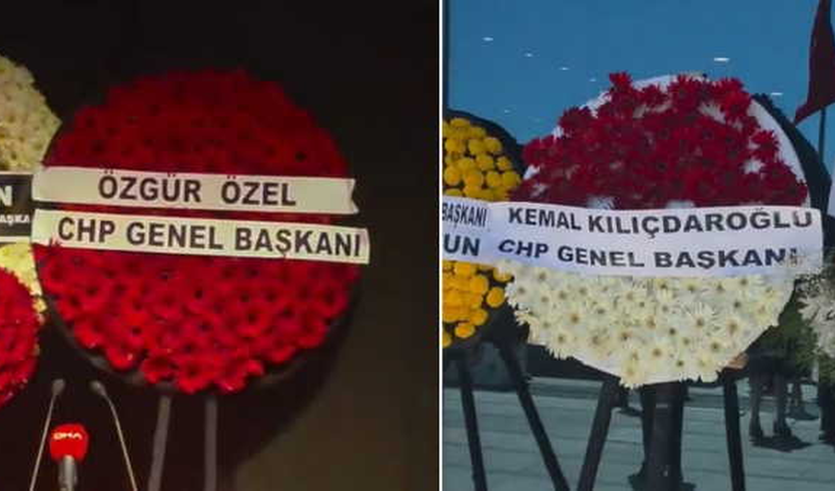 Törene damga vuran ayrıntı: Kadir İnanır'ın cenazesinde Kılıçdaroğlu'nun çelengi içeri alınmadı