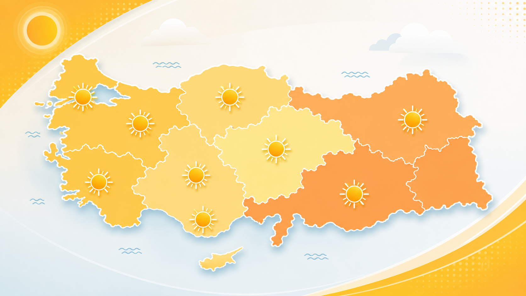 30 Haziran hava durumu haritaları: Sıcaklıklar artıyor, yağış beklenmiyor