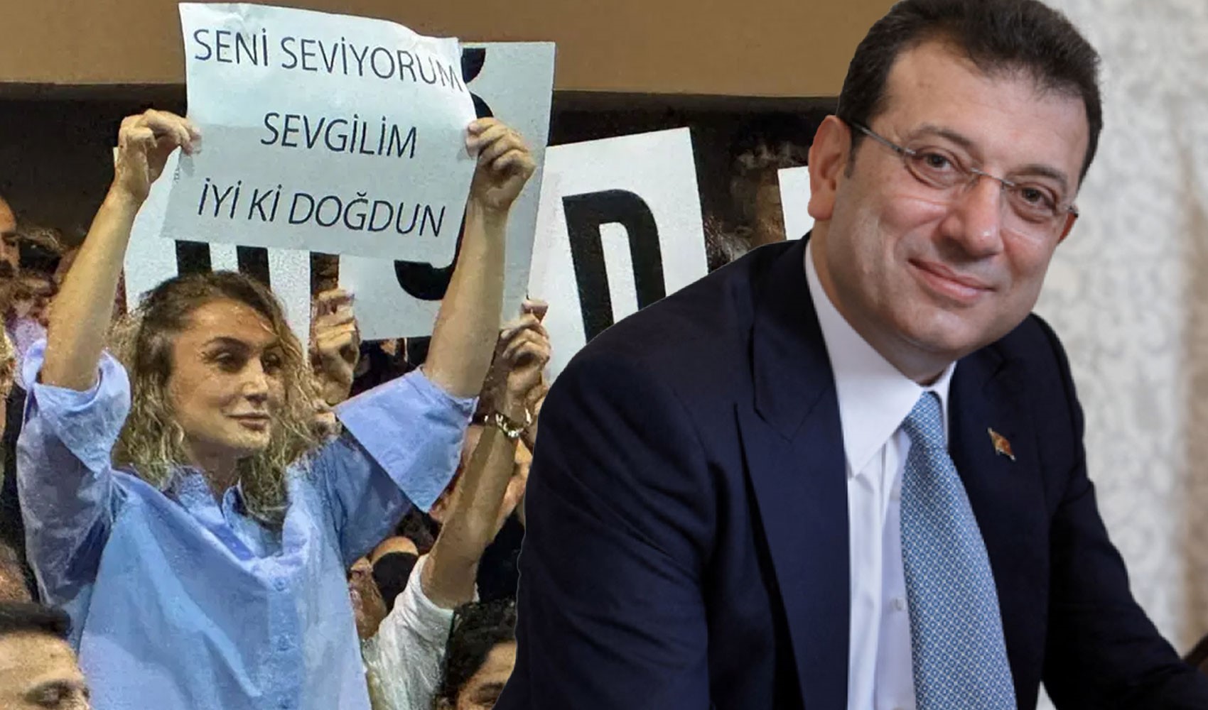 Silivri'de İmamoğlu'na doğum günü sürprizi