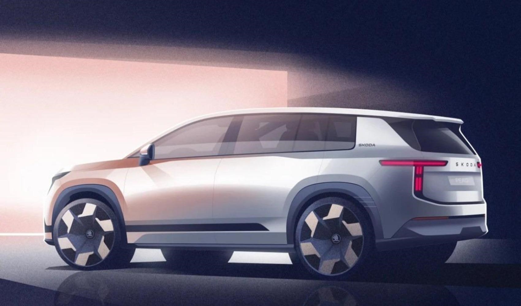 Skoda Peaq için ilk tasarım çizimleri yayımlandı