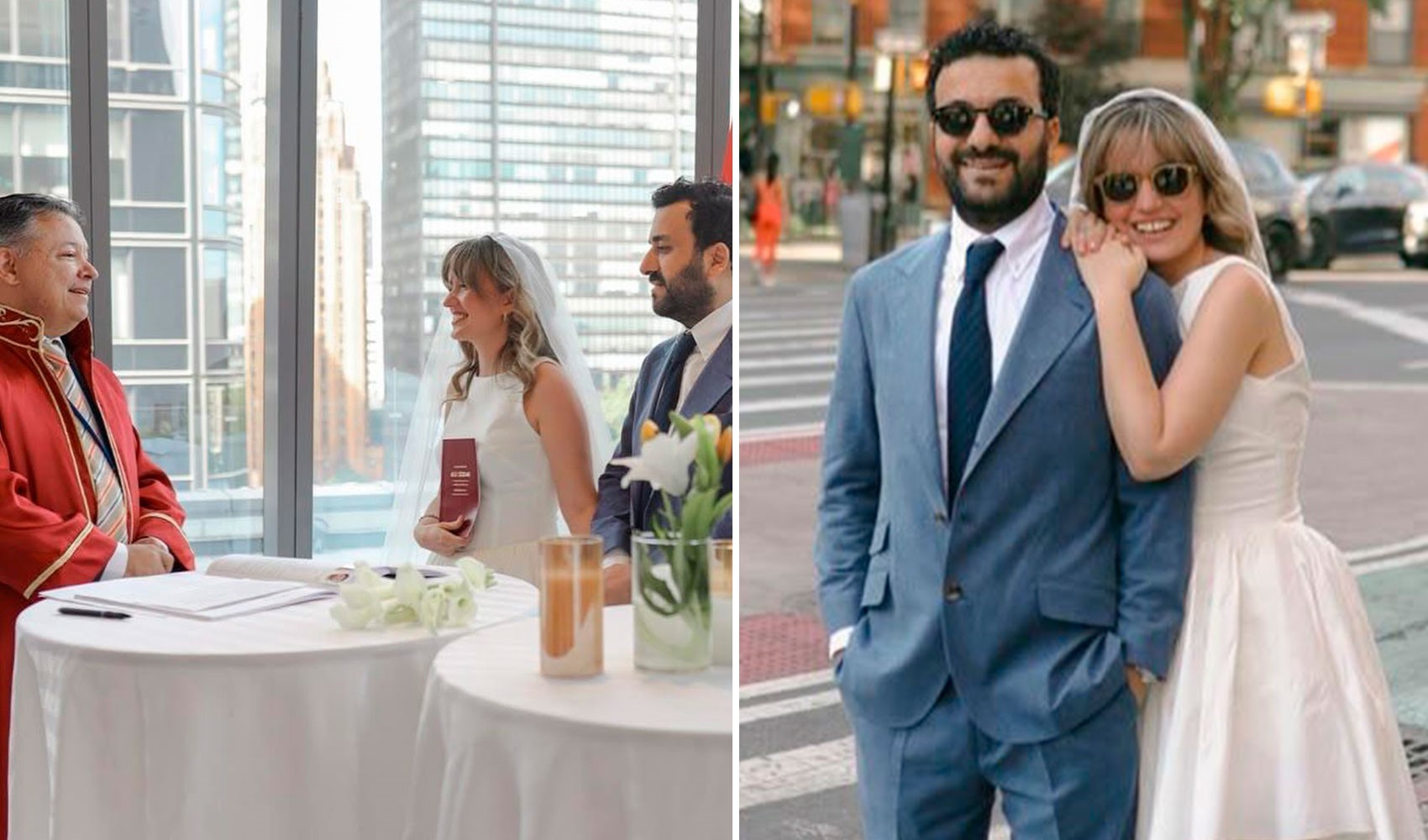 Hasan Can Kaya ve Duygu Karabaş, New York’ta dünyaevine girdi