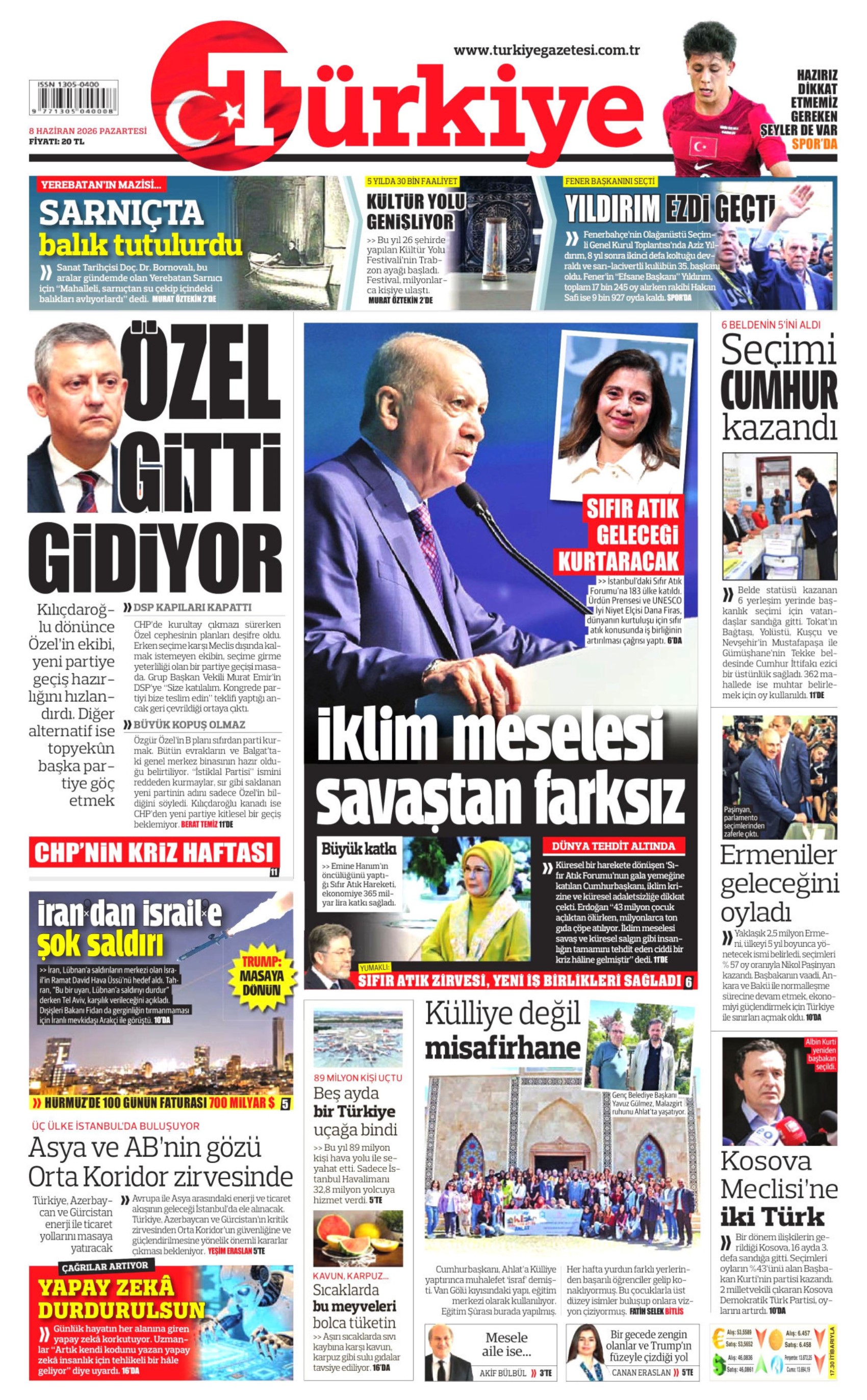 Aziz Yıldırım 8 yıl sonra döndü: Gazeteler Fenerbahçe'nin kongresini nasıl gördü?