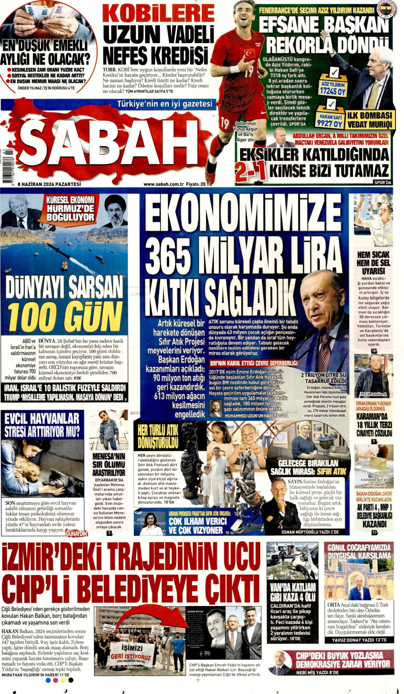Aziz Yıldırım 8 yıl sonra döndü: Gazeteler Fenerbahçe'nin kongresini nasıl gördü?
