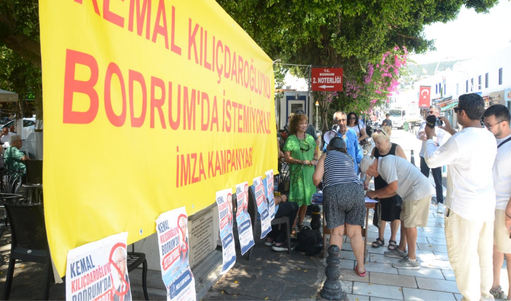 Bodrum’da Kılıçdaroğlu’na karşı imza kampanyası: 15 bini aşkın imza toplandı