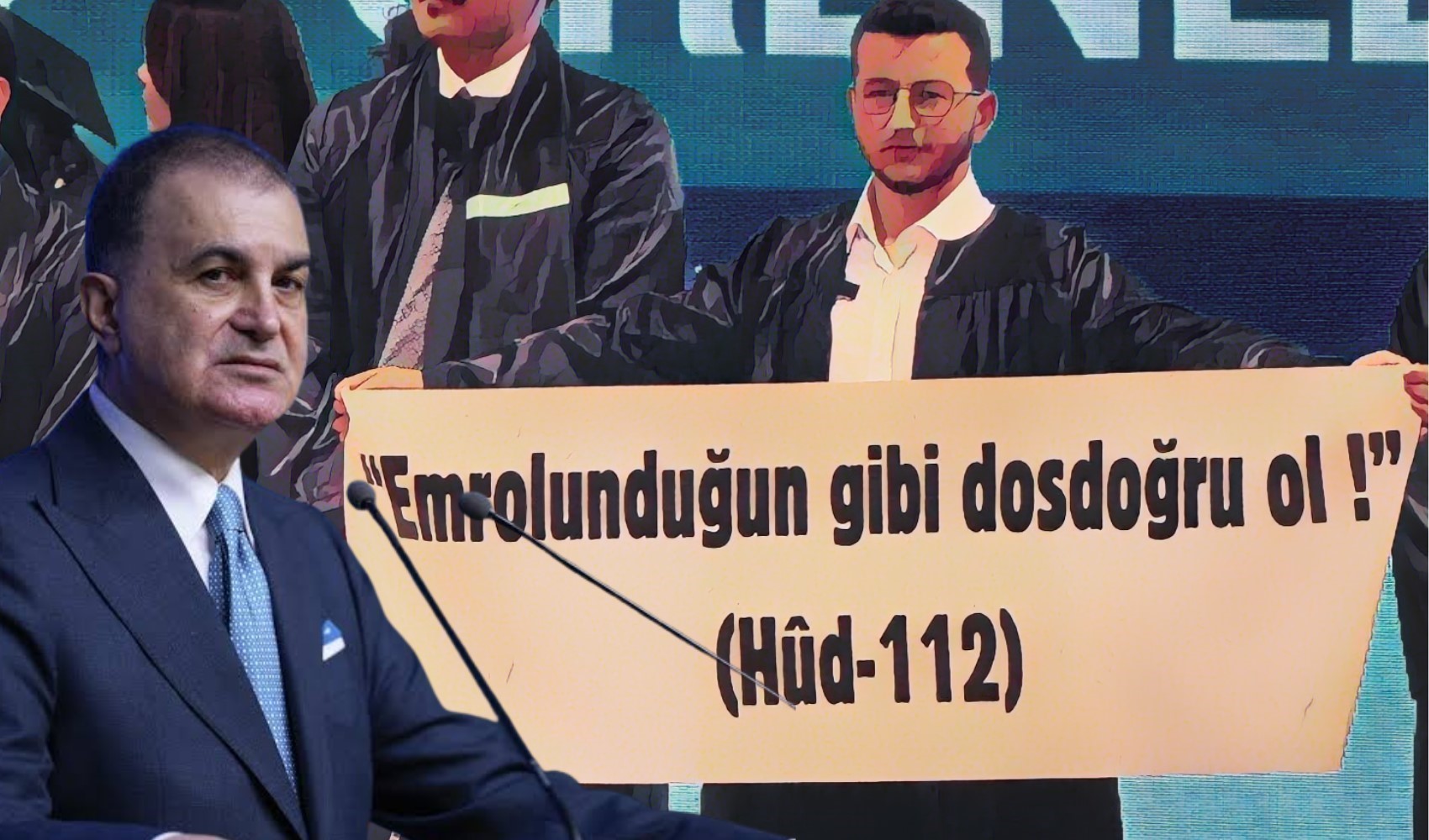 Emrolunduğun gibi dosdoğru ol... Öyle mi Ömer Çelik?