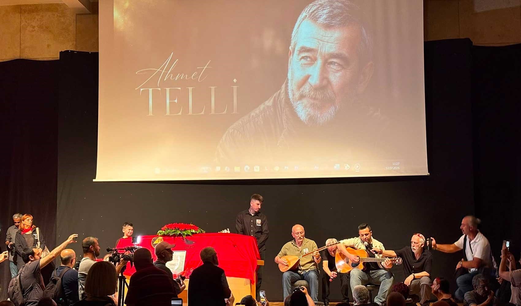 Şair Ahmet Telli için cenaze töreni düzenlendi