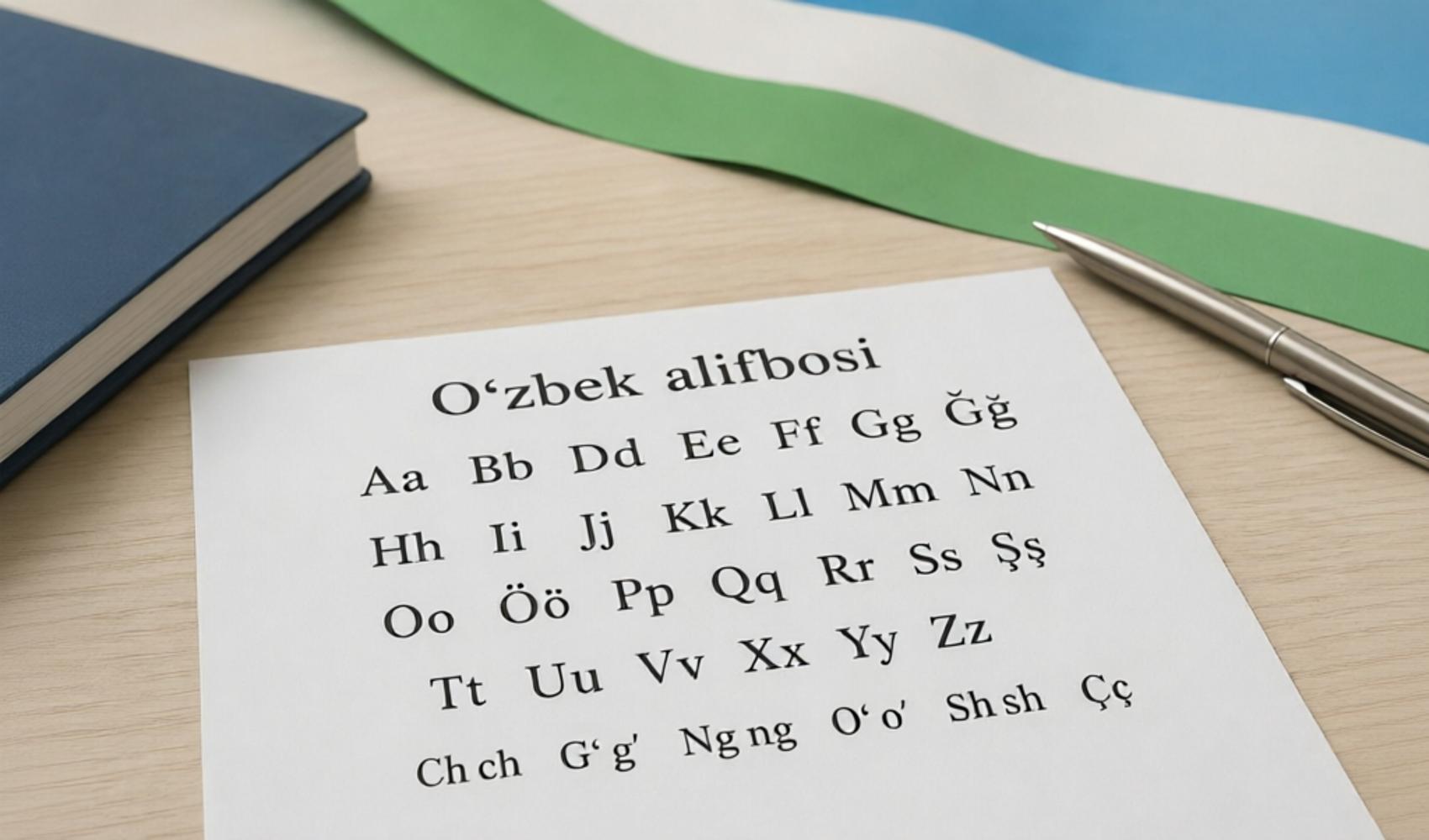 Özbekistan alfabesine yeni harfler geliyor
