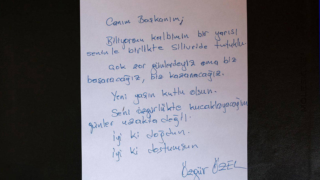 Özgür Özel’den İmamoğlu’na doğum günü notu: “Seni özgürlüğünle kucaklayacağım günler uzakta değil”