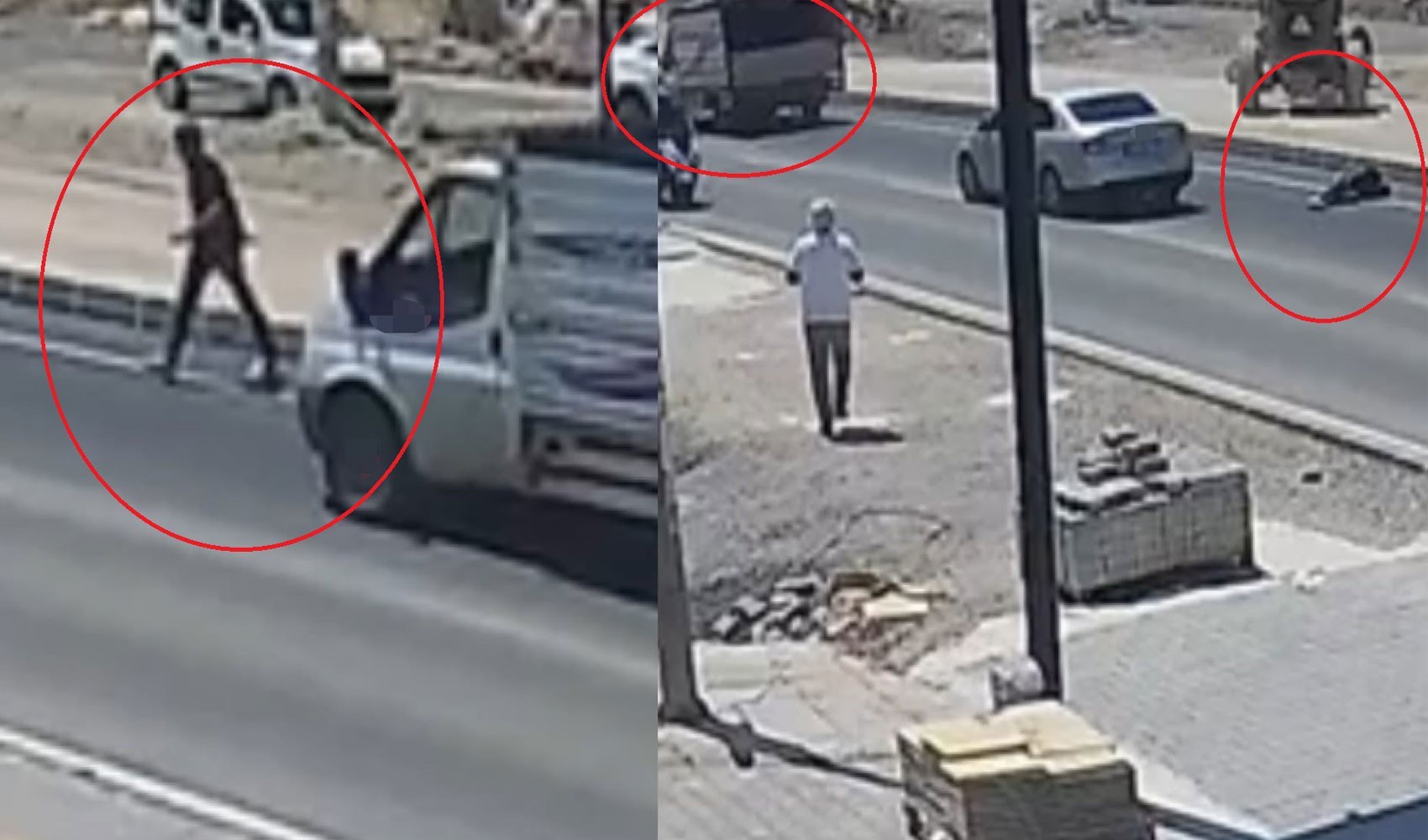16 yaşındaki sürücünün kullandığı kamyonet yayaya çaptı