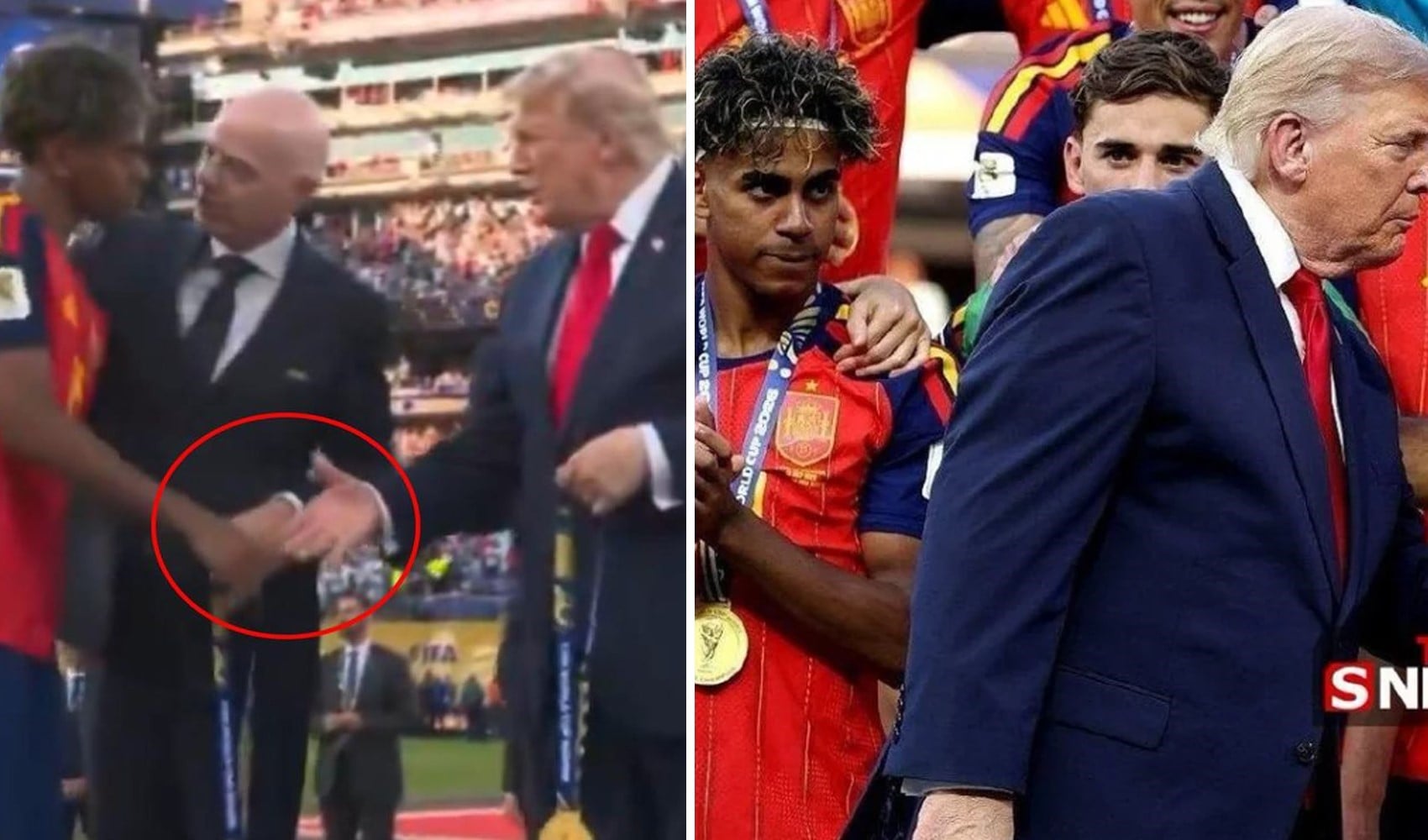 Lamine Yamal'dan Trump'a dikkat çeken hareket!