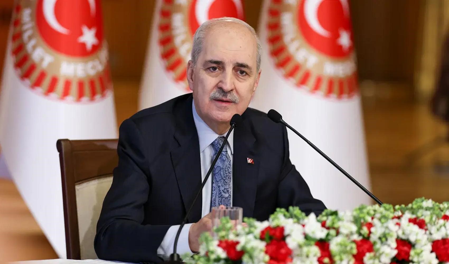 Expected statement from Parliament Speaker Kurtulmuş to come at 16:00